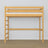 Lit mezzanine en bois pin naturel – détails des assemblages et de l'échelle, Nizio Home