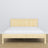 Lit double en bois pin incolore – vue de côté, proportions et forme, chambre
