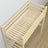 Lit mezzanine avec bureau en bois pin incolore – détails des assemblages et de l'échelle