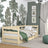Sofa-lit pin incolore z tiroir na matelas – en bois, Nizio Home