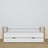 Sofabett mit Schublade weiß-eiche aus Holz – Maße und Schema, Nizio