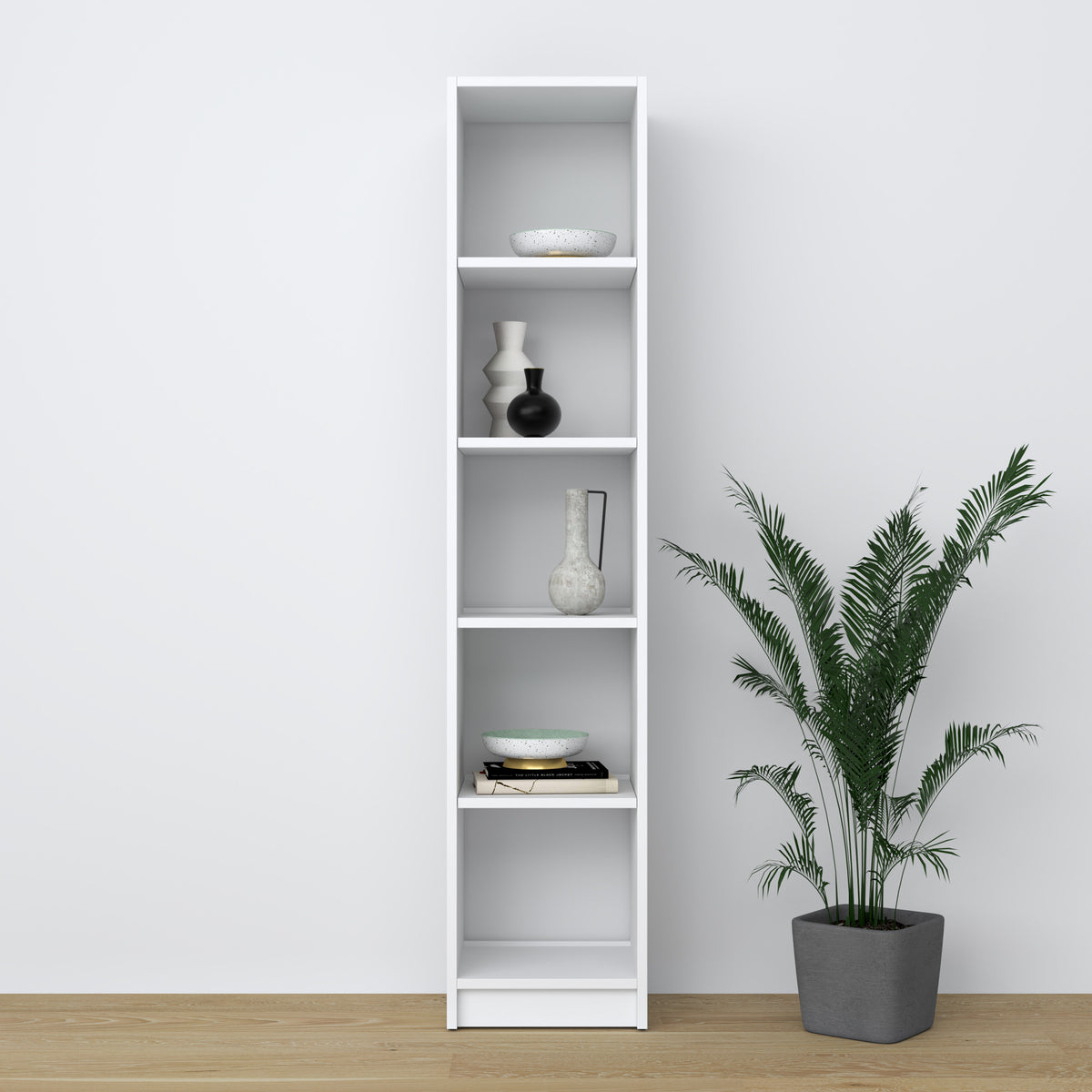Wooden shelf N01 white