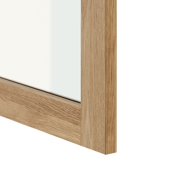 Frontale in rovere con vetro