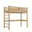 Letto a soppalco in rovere N01 rovere naturale