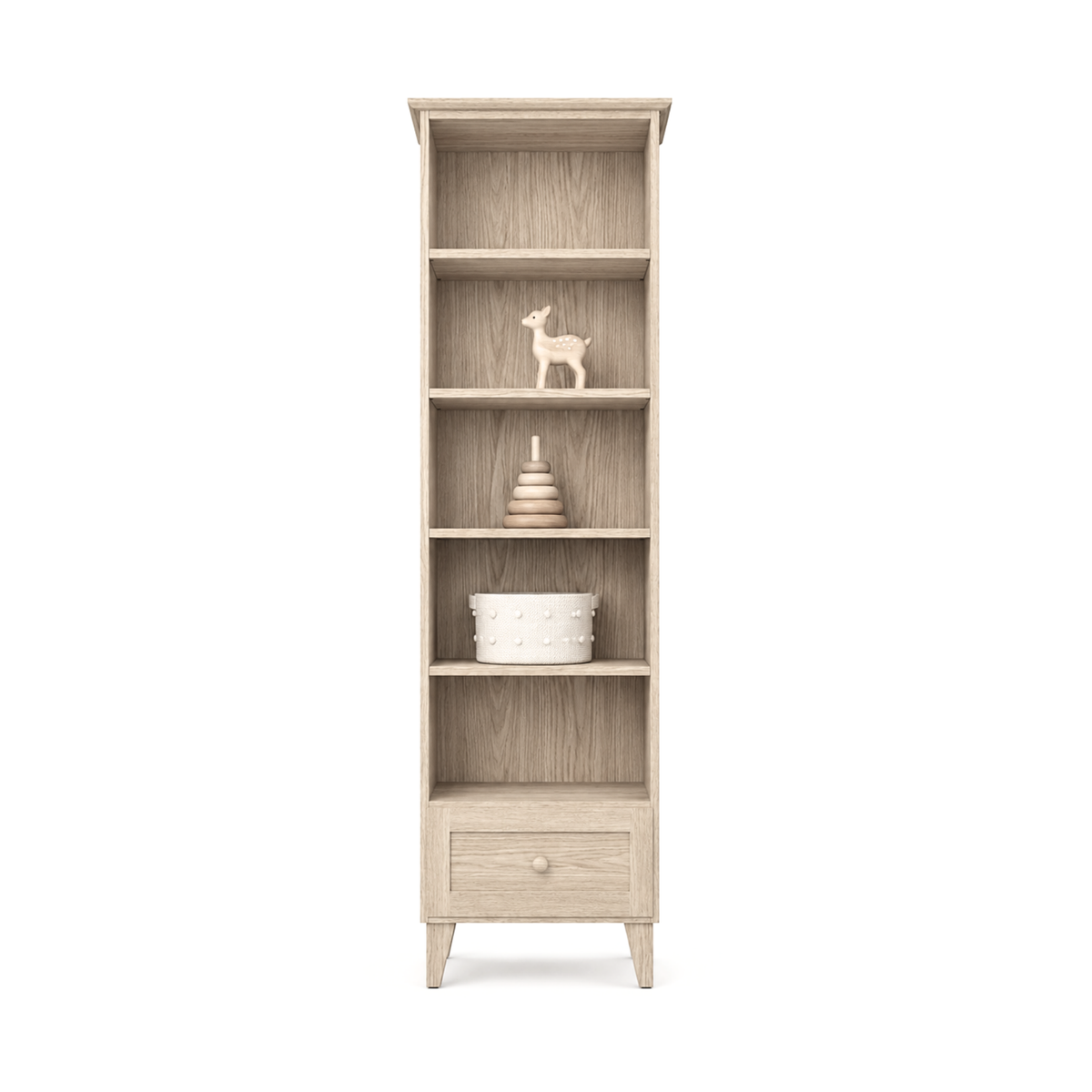Libreria in rovere 1C 57 Scandi rovere sbiancato