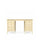 Pine desk 6S Scandi clear pine