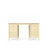 Desk with 6 drawers pine clear pine – office and youth room, scandi