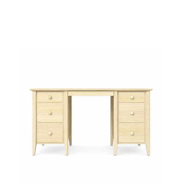 Pine desk 6S Scandi clear pine