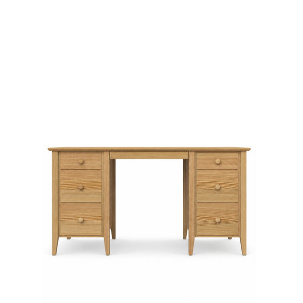 Pine desk 6S Scandi natural pine