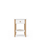Comodino in legno 1S N01 Scandi bianco / rovere naturale