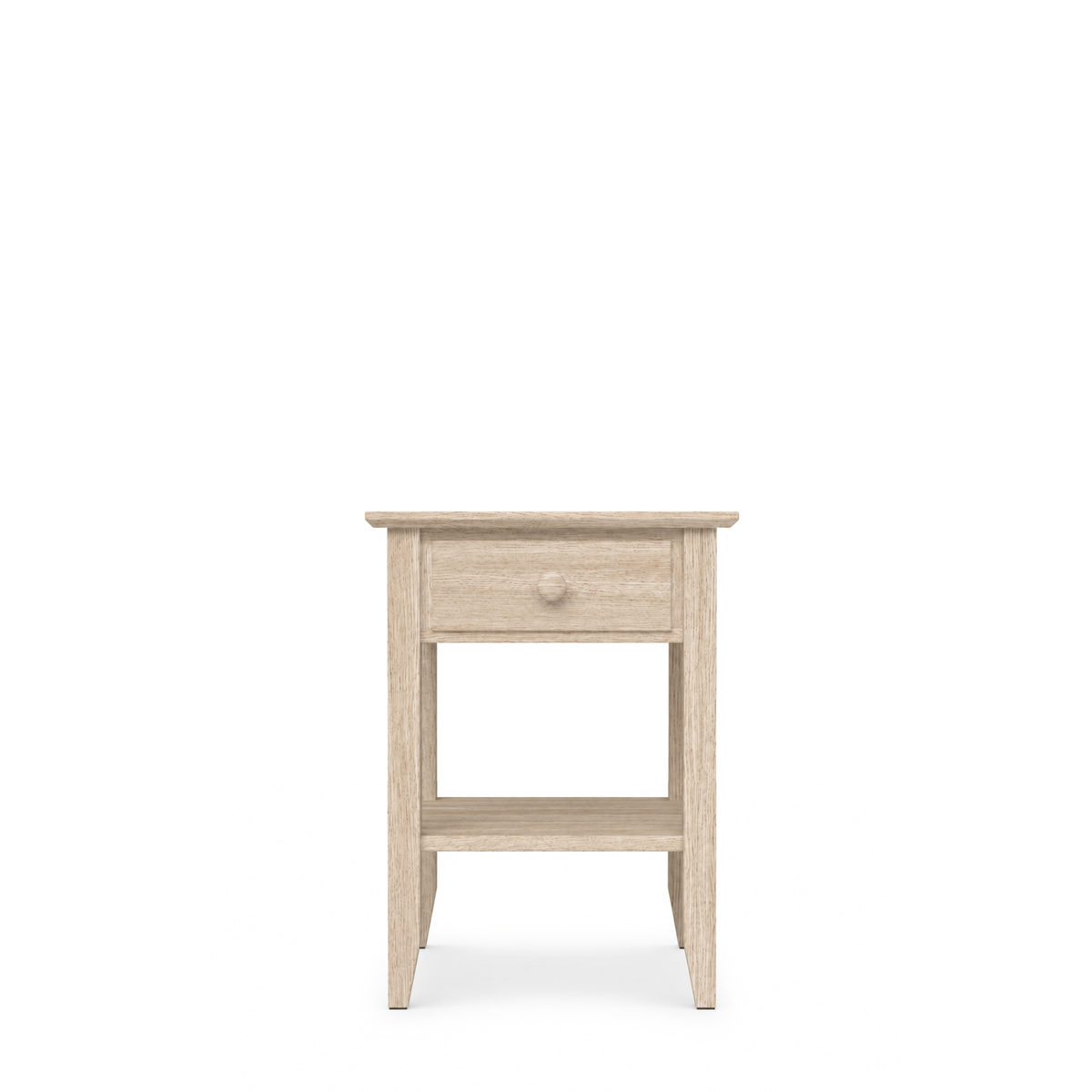 Comodino in rovere 1C N01 Scandi rovere sbiancato