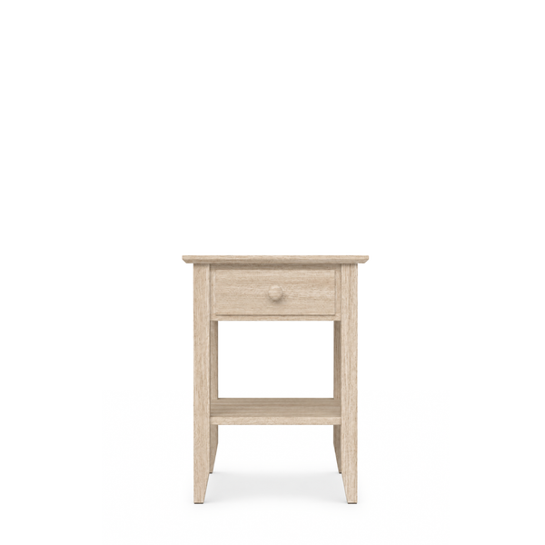Comodino in rovere 1C N01 Scandi rovere sbiancato