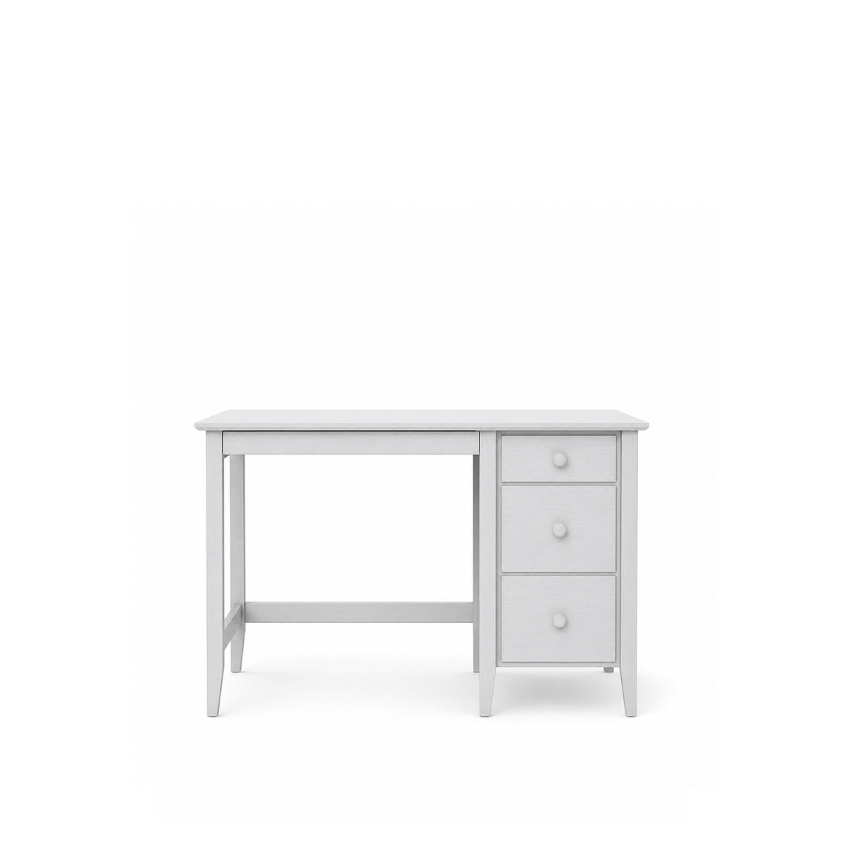 Scrivania con 3 cassetti in legno grigio – studio e stanza per ragazzi, scandi