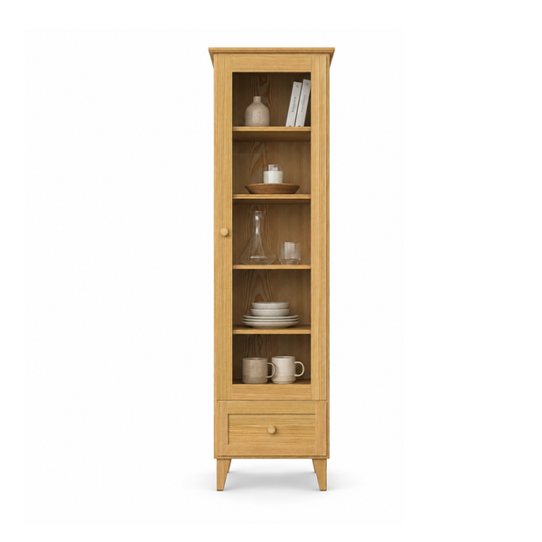 Kiefer Vitrine 1S 57 Scandi Kiefer natur