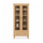 Oak display cabinet 1S 90 Scandi oak natural